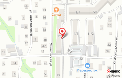 Шам на Ульяновской улице на карте