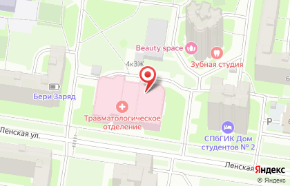Травматологический пункт, Красногвардейский район на карте
