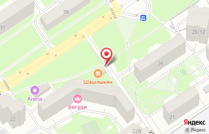 Белорусский гостинец на улице Серго Орджоникидзе на карте