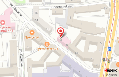 Парикмахерская Причесон в Центральном районе на карте