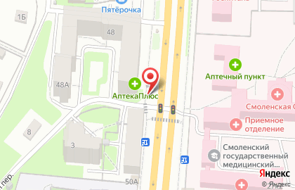Киоск по продаже фруктов и овощей на проспекте Гагарина на карте