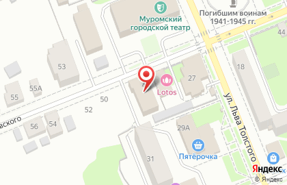 Агентство недвижимости Этажи во Владимире на карте