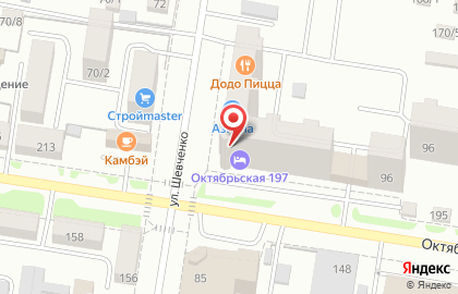 Офис продаж Ингосстрах на Октябрьской улице на карте