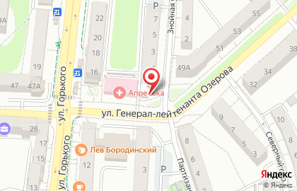 Продовольственный магазин в Ленинградском районе на карте