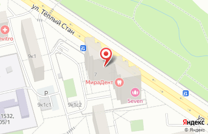 Школа тхэквондо Райдо на улице Тёплый Стан на карте