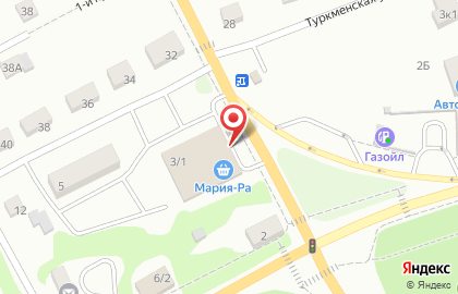 Магазин косметики и бытовой химии Цимус на Туркменской улице на карте