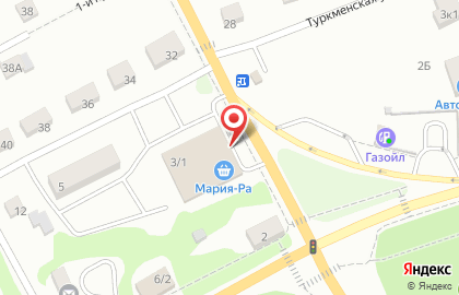Магазин косметики и бытовой химии Цимус на Туркменской улице на карте