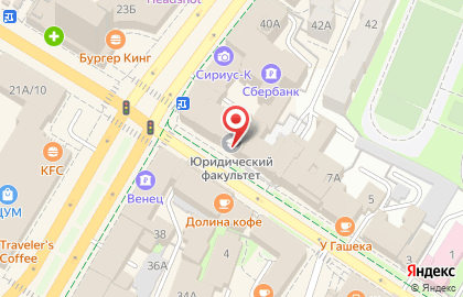 Ульяновский государственный университет на улице Гончарова на карте
