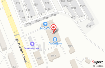 Регистрационно-экзаменационный отдел ГИБДД в Учалах на карте