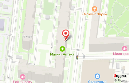 Магазин косметики и товаров для дома Улыбка радуги в Красносельском районе на карте
