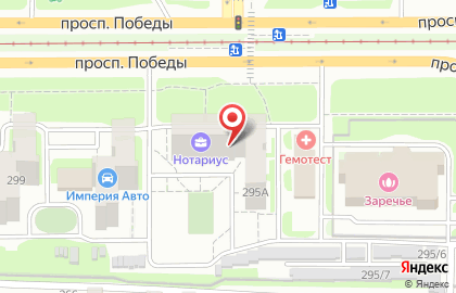 ООО Аксиома на проспекте Победы на карте