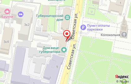 Военный комиссариат Пензенской области на Советской улице на карте