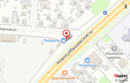 Шиномонтажная мастерская Куйбышевский на карте