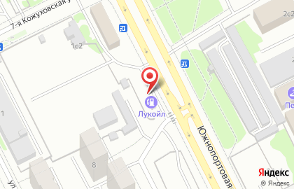 АЗС ЛУКОЙЛ на Южнопортовой улице на карте