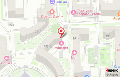 Салон Марафет в Нижегородском районе на карте