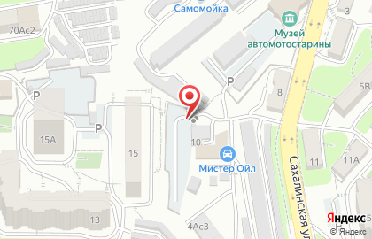 Автостоянка во Владивостоке на карте