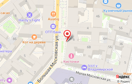 Туристическое агентство Слетать.ру на Большой Московской улице на карте