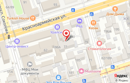 Лизинговая компания УРАЛСИБ на Красноармейской улице на карте