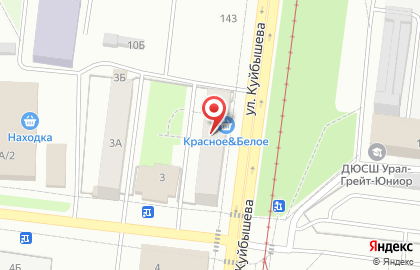 Супермаркет Ангор в Свердловском районе на карте