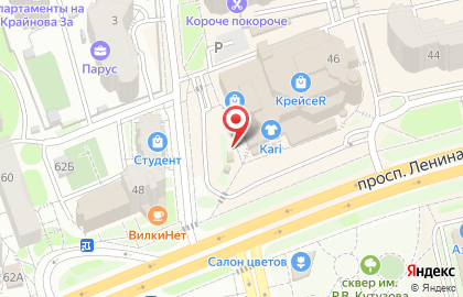 Магазин пиротехники и подарков Русский фейерверк на проспекте Ленина на карте