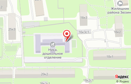 Школа Ника в Москве на карте