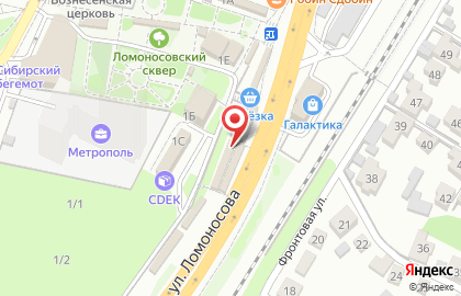 Киоск по продаже фруктов и овощей в Воронеже на карте