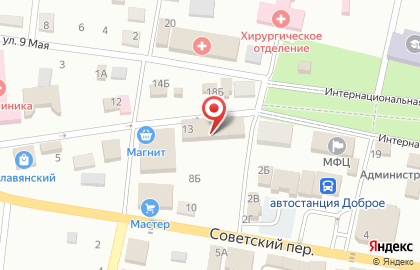 Магазин мясных продуктов Винитуки на Интернациональной улице на карте