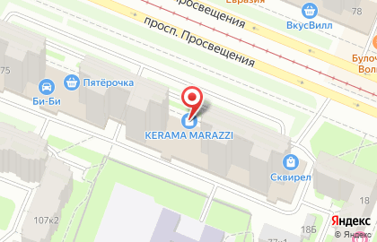 Магазин керамической плитки и керамического гранита Kerama Marazzi на Гражданском проспекте на карте