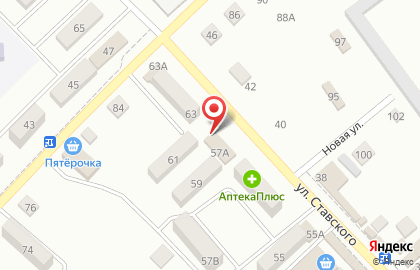 Фирменный магазин Майкопское пиво на ​Ставского, 57а на карте