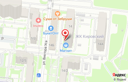 Кировский, ООО СМУ №9 на улице Петухова на карте