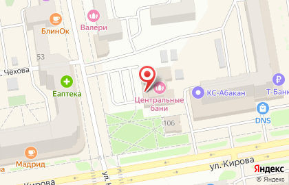 Парикмахерская Эдем на улице Карла Маркса на карте