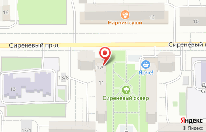 Столовая На Сиреневом на карте