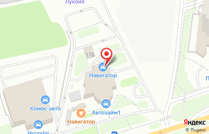 Автомойка Навигатор на Воткинском шоссе на карте