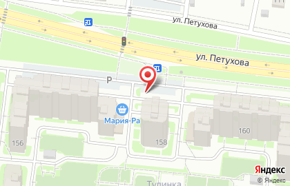 Жилой комплекс Тулинка в Кировском районе на карте