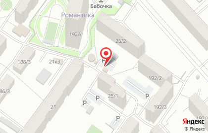 Октябрьский район Киоск по продаже фруктов и овощей в Октябрьском районе на карте