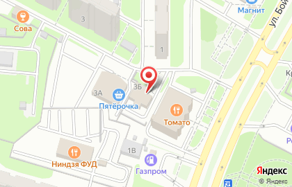 Ресторан быстрого обслуживания Жар-Пицца на проспекте Вячеслава Клыкова на карте