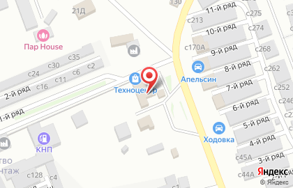 Автомойка Техноцентр на карте