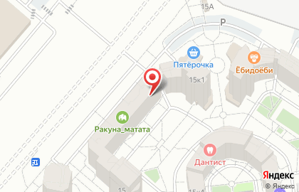Теремок на проспекте Комарова на карте