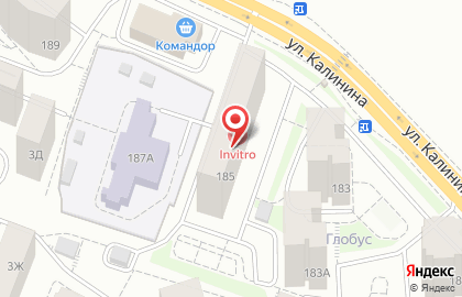 Зоомаркет АМурр на улице Калинина на карте