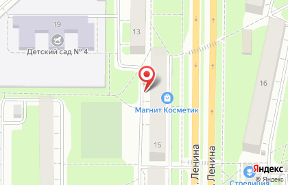 Стрекоза на проспекте Ленина на карте