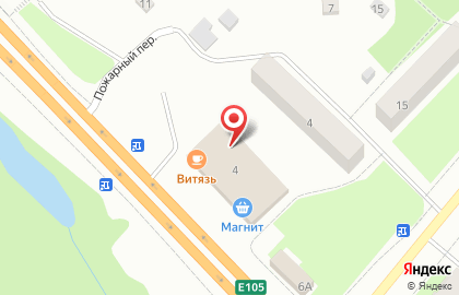 Витязь на Московском шоссе на карте