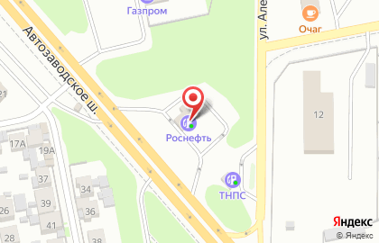 АЗС Татнефть на Автозаводском шоссе на карте