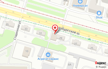 Многопрофильный магазин МастерОК на Петербургском шоссе на карте