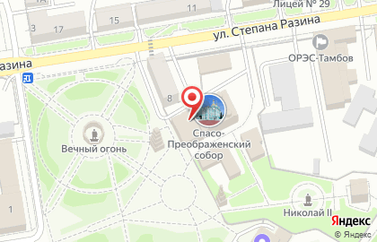 Воскресная школа, Спасо-Преображенский кафедральный собор на карте