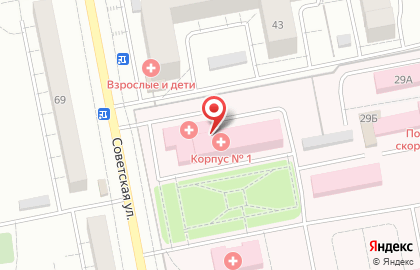 Тольяттинская городская клиническая больница №2 им. В.В. Баныкина в Центральном районе на карте