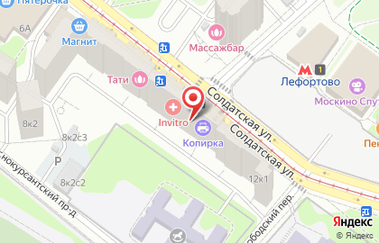 Аргор на Солдатской улице на карте