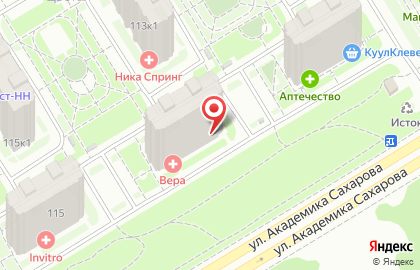 Автошкола Мастер-Класс на улице Академика Сахарова на карте