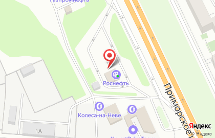 Роснефть на Приморском шоссе, 262 на карте