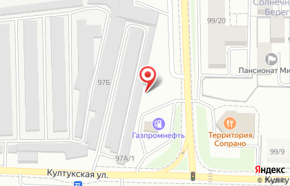 АЗС, ООО Омск Нефть на Култукской улице на карте