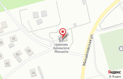 Храм Святого Михаила Архангела на Лесной на карте